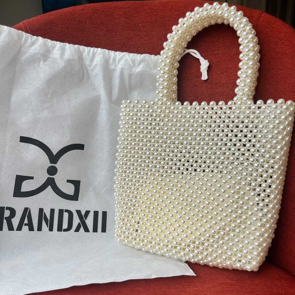 Beautiful New Pearl Purse for wedding